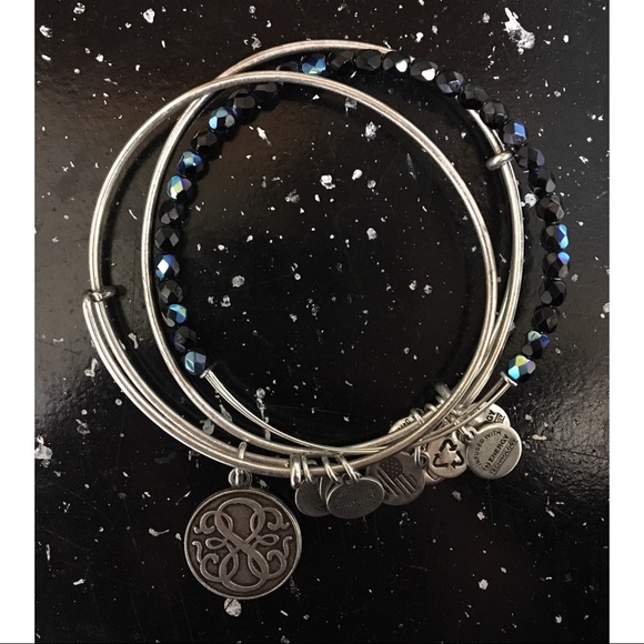 SOLD! Alex and Ani Bracelet Set - Picture 1 of 4